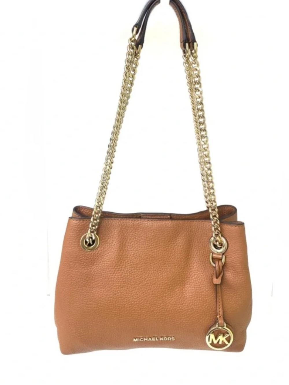 Michael by Michael Kors Women’s Brown Gold Medium Jet Set Messenger Bag $228